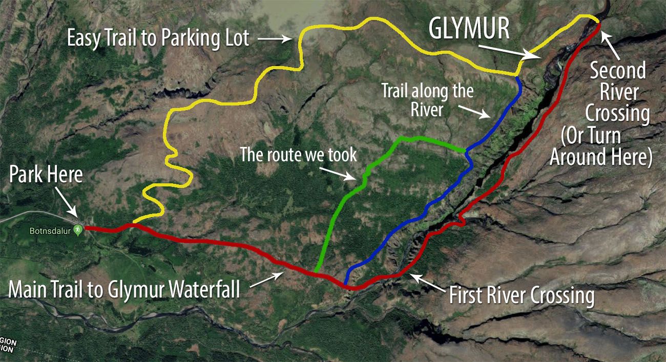Glymur Map