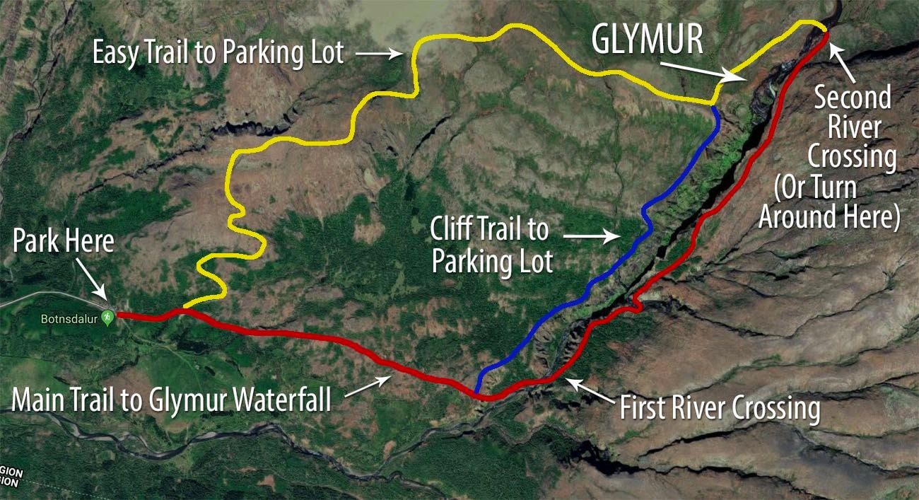 Glymur Map
