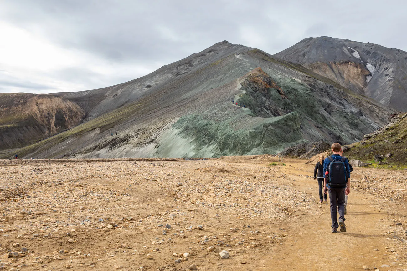 Hiking to Blahnukur