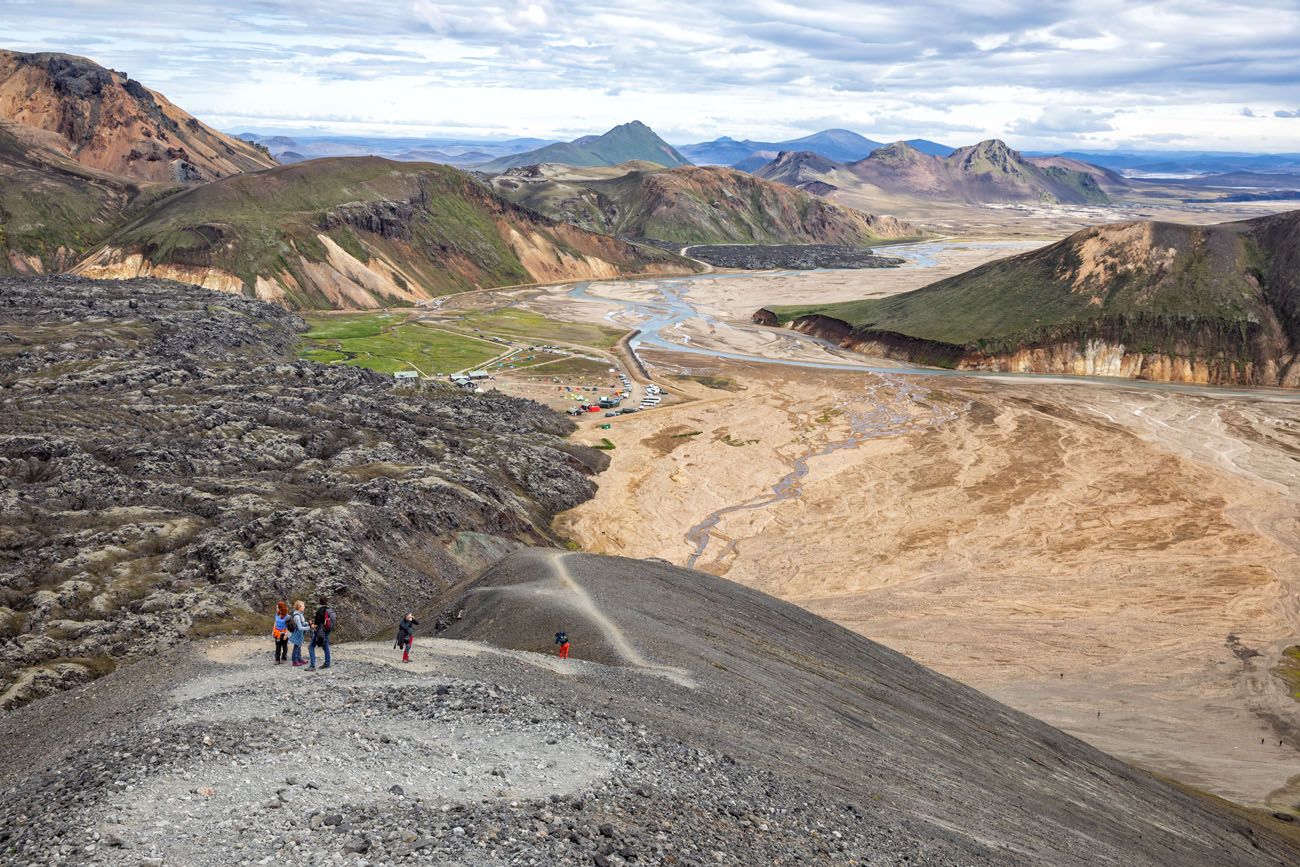 The View over Landmannalaugar