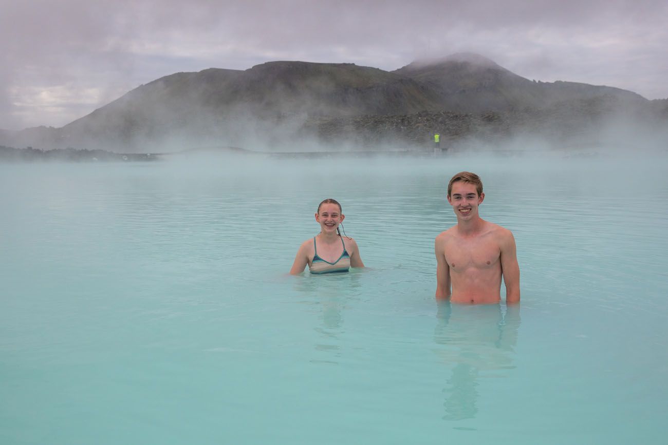 Tyler and Kara Blue Lagoon best things to do in Iceland