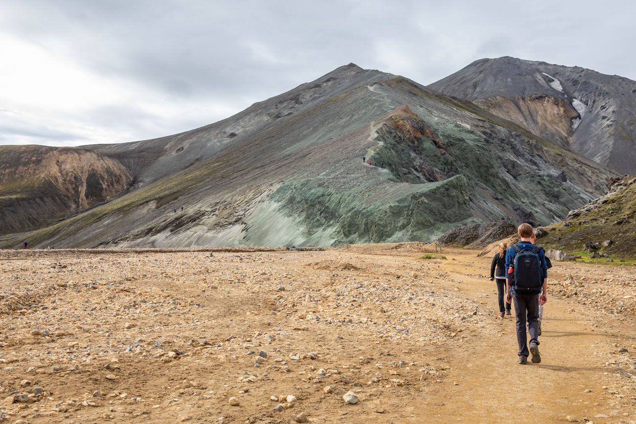 Walk to Blahnukur Trailhead