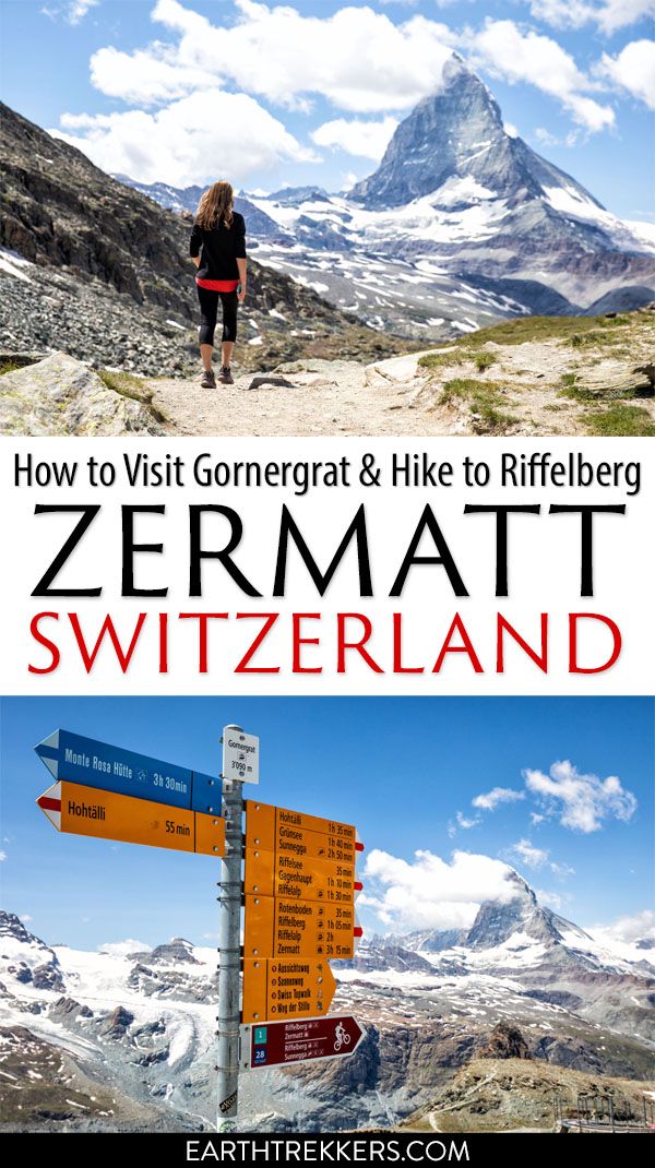 Zermatt Hike Gornergrat to Riffelberg Matterhorn