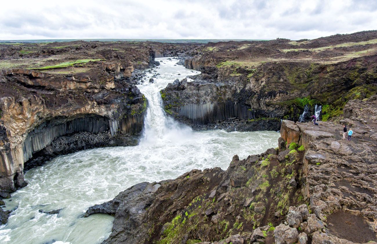 Aldeyjarfoss Drone Photo