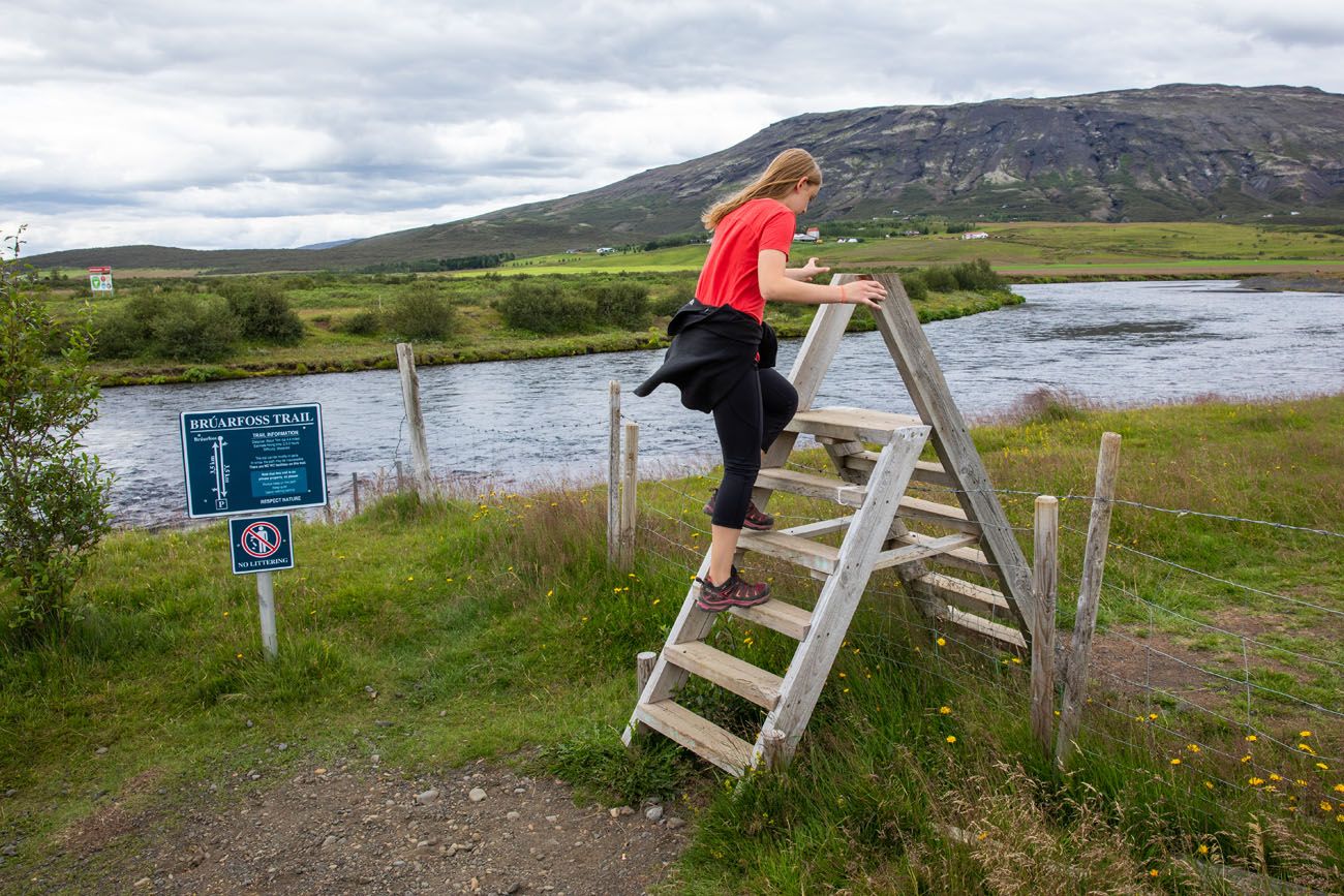 Getting to Bruarfoss