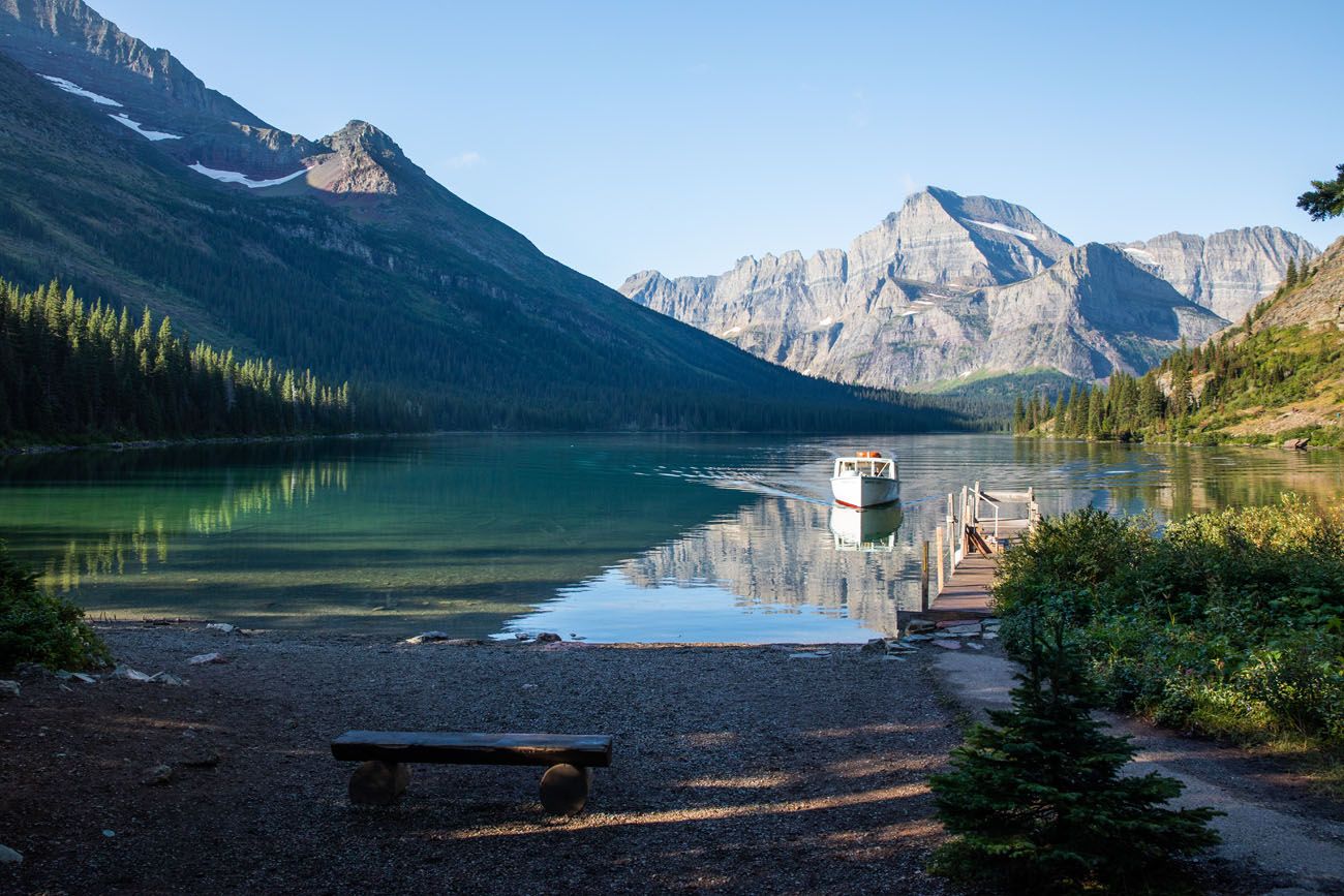 Grinnell Glacier Boat Shuttle