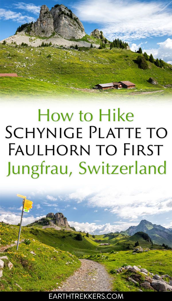 Hike Switzerland Schynige Platte Faulhorn First