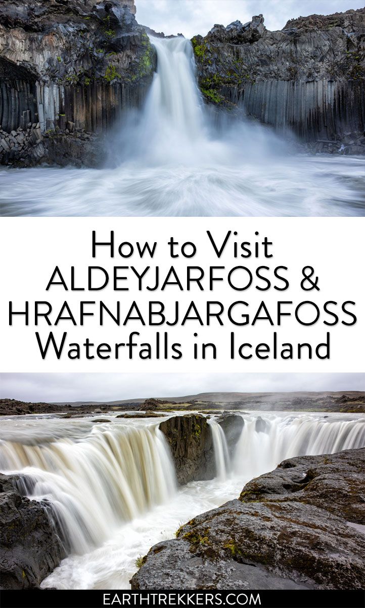 Iceland Waterfalls Aldeyjarfoss Hrafnabjargafoss