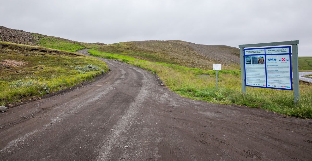 Road to Aldeyjarfoss