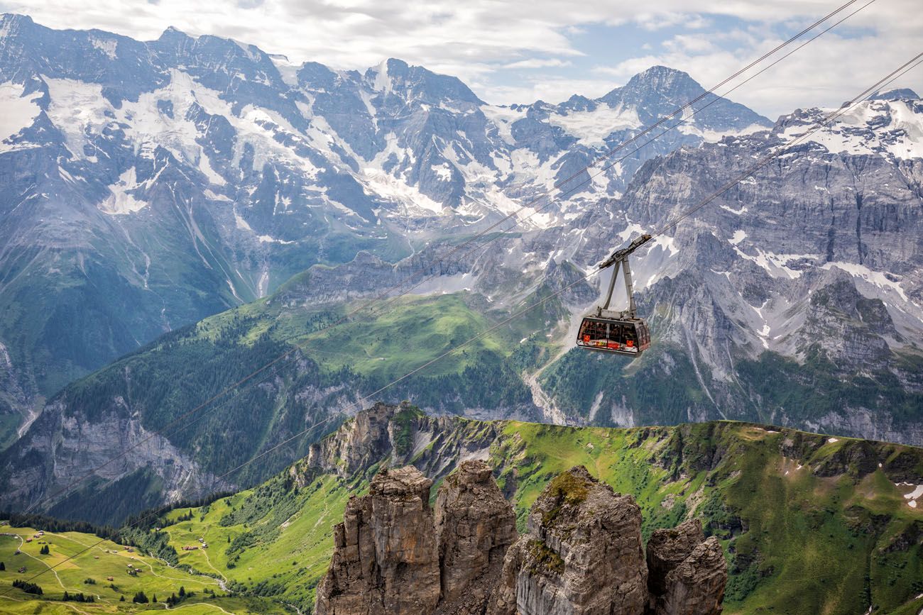 Cable Car Schilthorn Jungfraujoch or Schilthorn