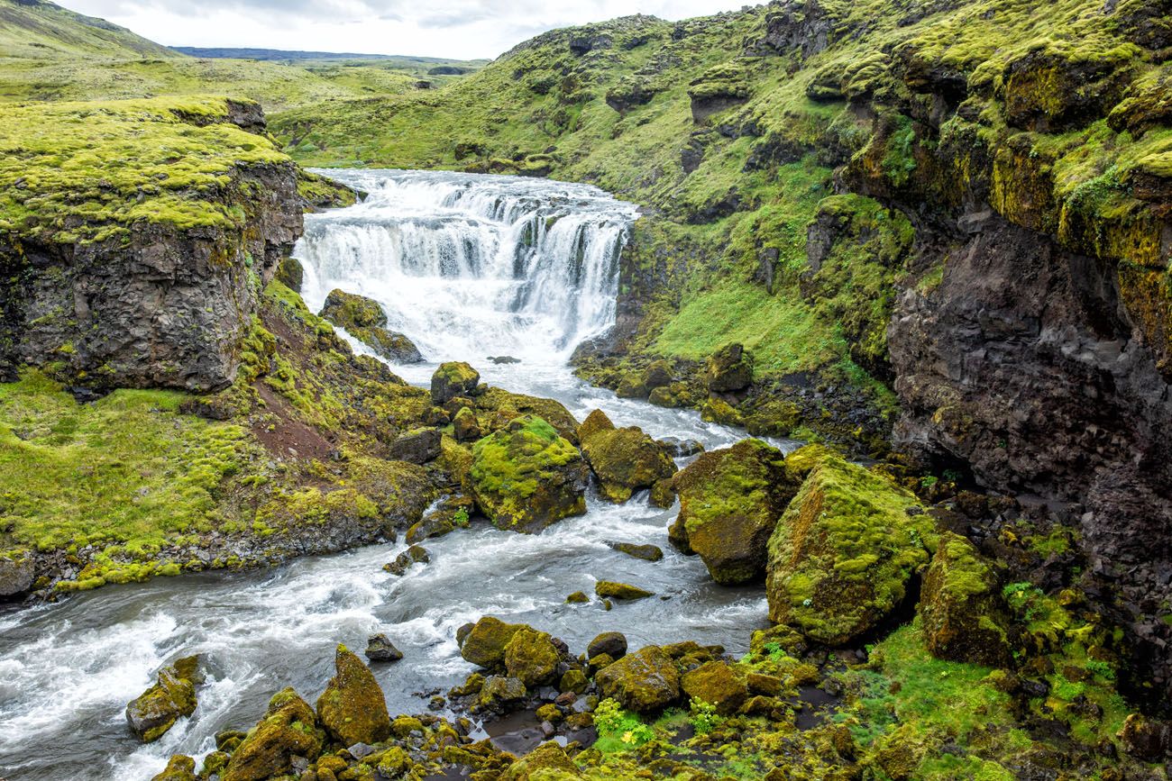 Cascading Falls Iceland