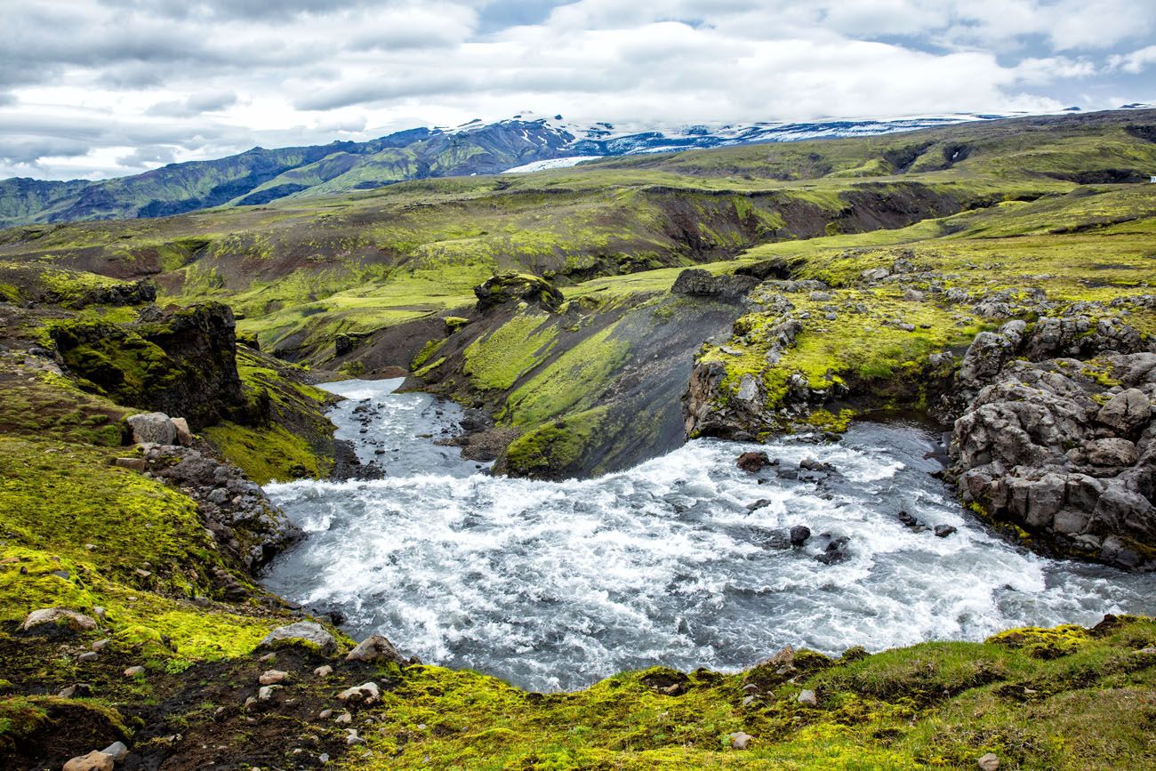 Iceland Hike Skogafoss Waterfall Hike