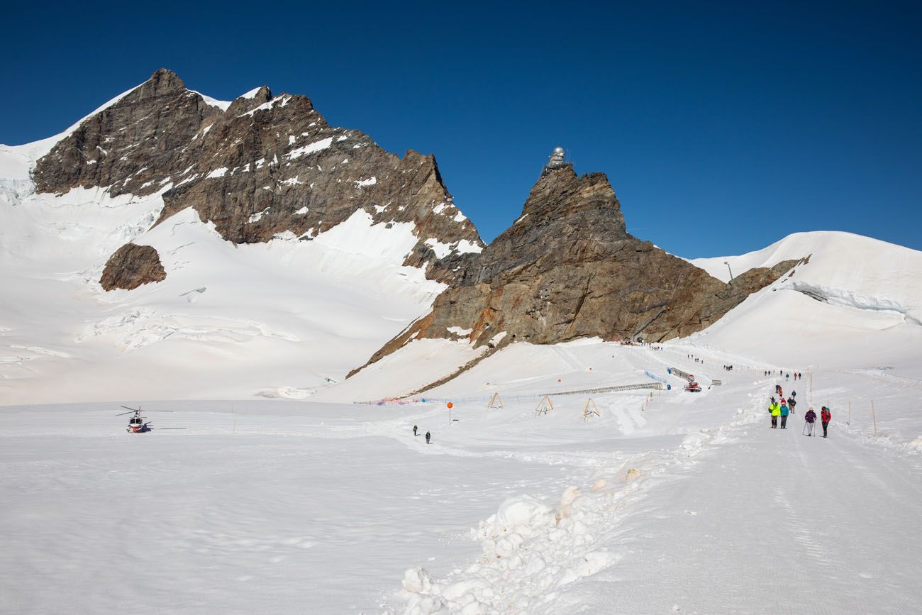 Jungfraujoch Snow