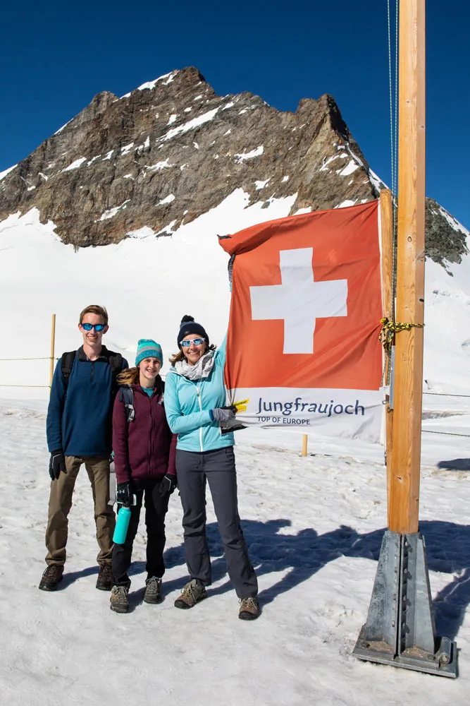 Jungfraujoch or Schilthorn Post