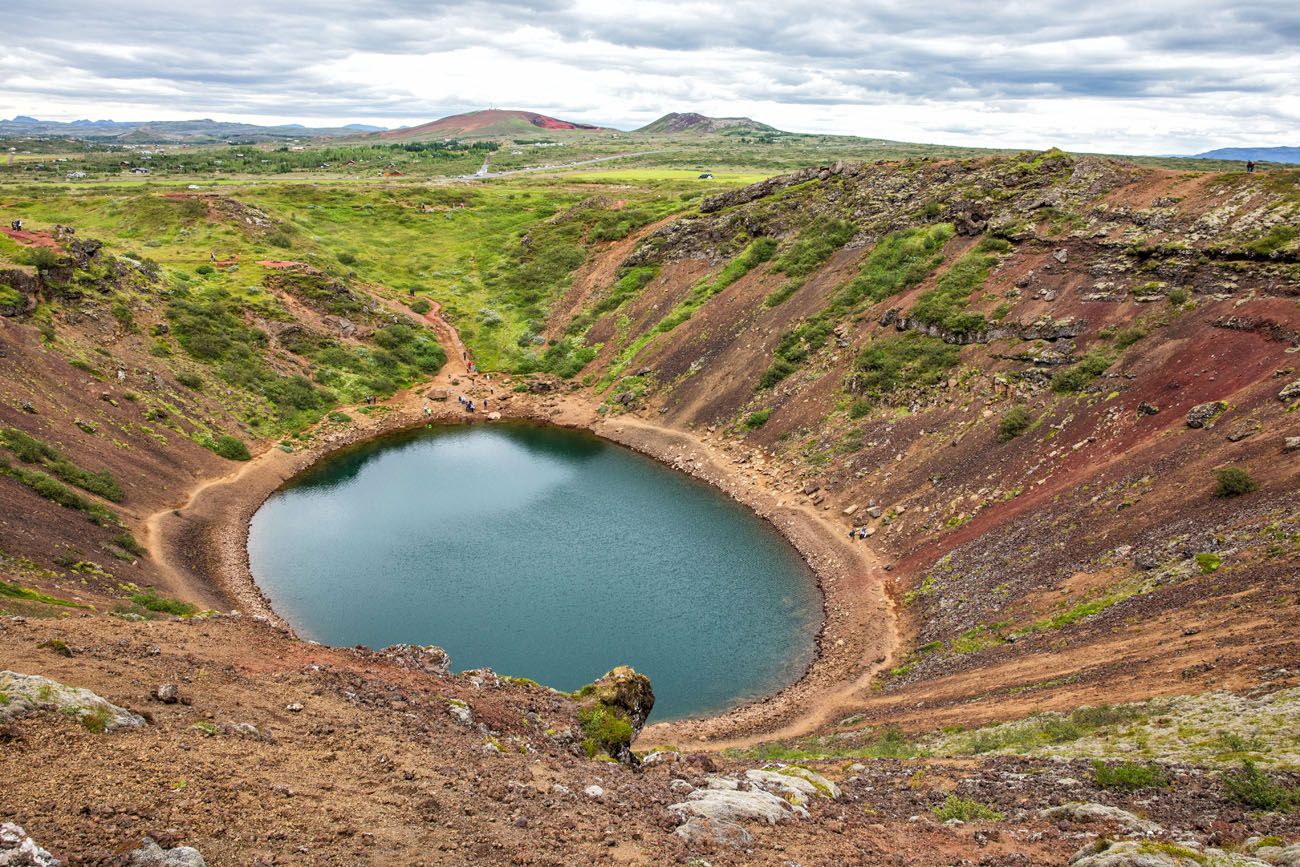 Kerid Crater 10 days in Iceland itinerary