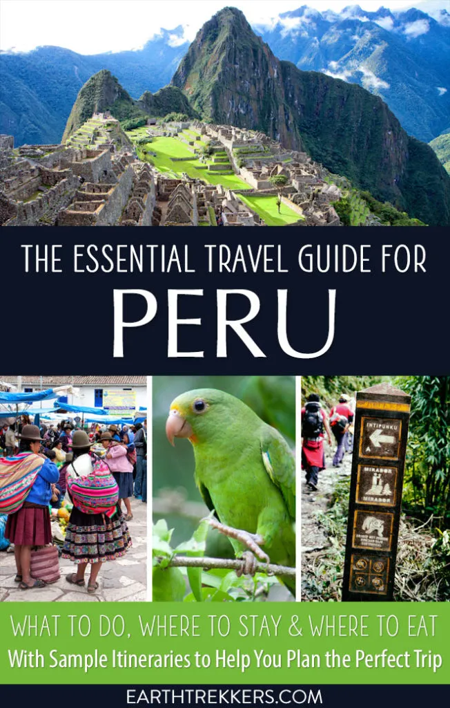 Peru Travel Guide. Plan your perfect trip to Peru. Get a sample 10 day itinerary for Peru and visit Machu Picchu, the Amazon, Cusco, and the Sacred Valley.