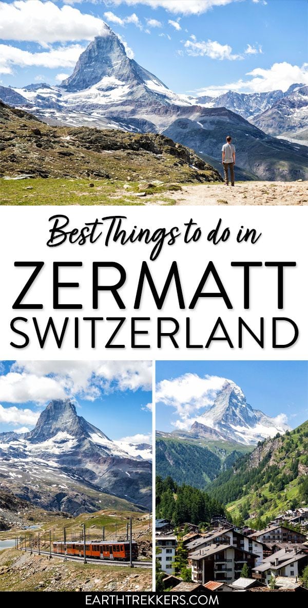 Best Things to do in Zermatt Switzerland Matterhorn