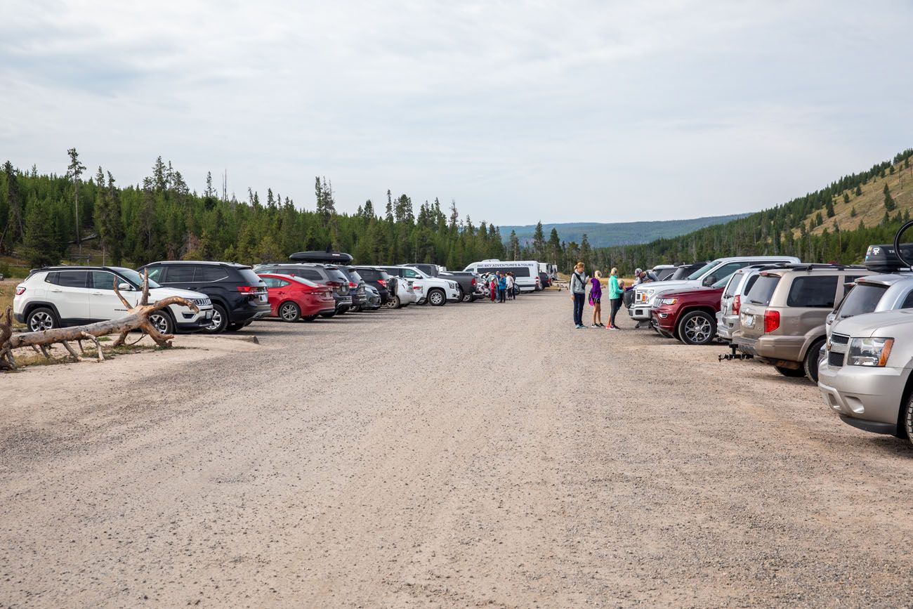 Fairy Falls Parking Lot