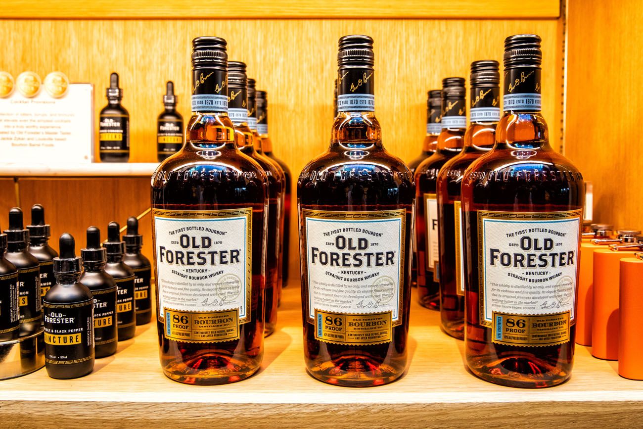 Old Forester Kentucky Bourbon Trail itinerary