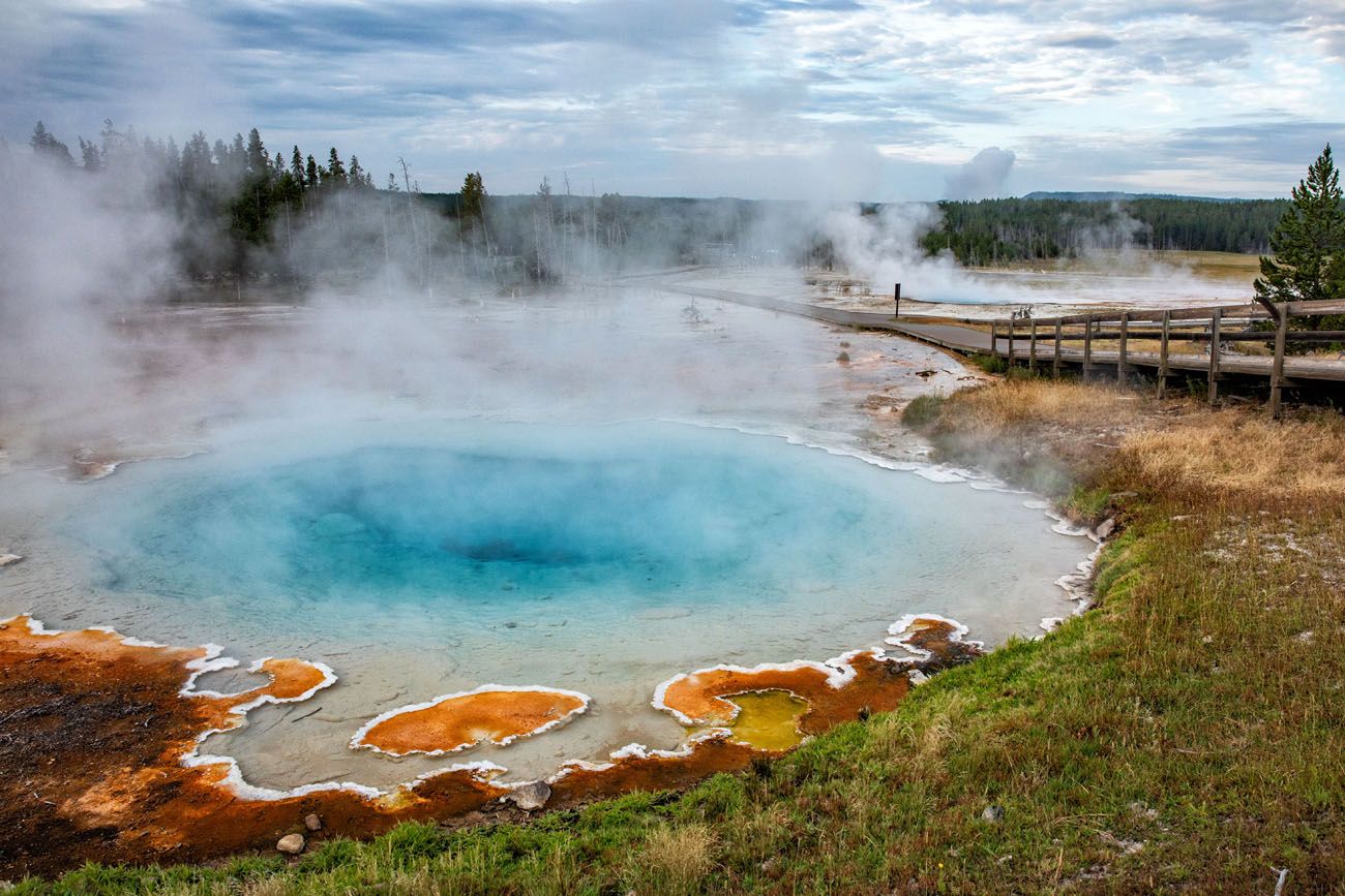 Thermal Pool Grand Teton Yellowstone and Glacier