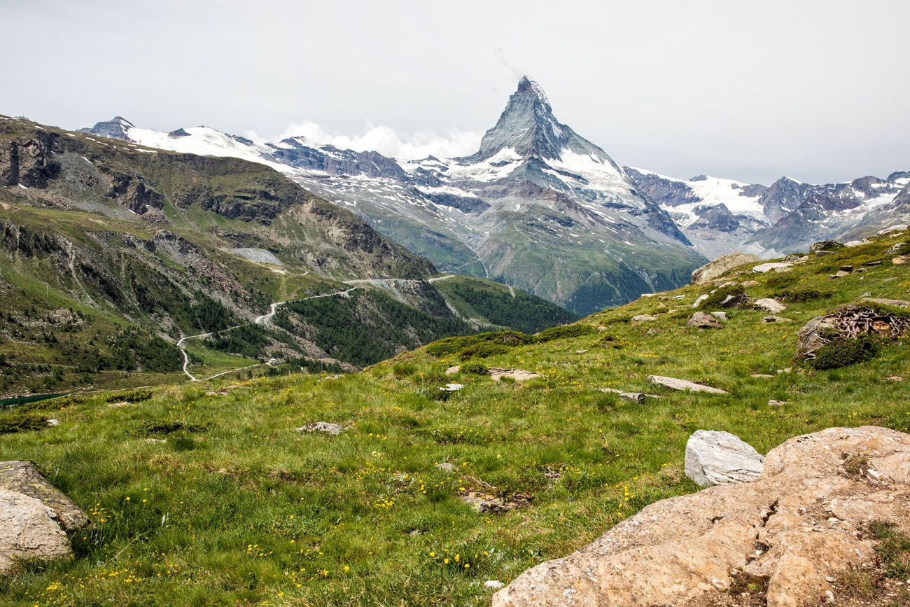 View from Five Lakes Trail Zermatt