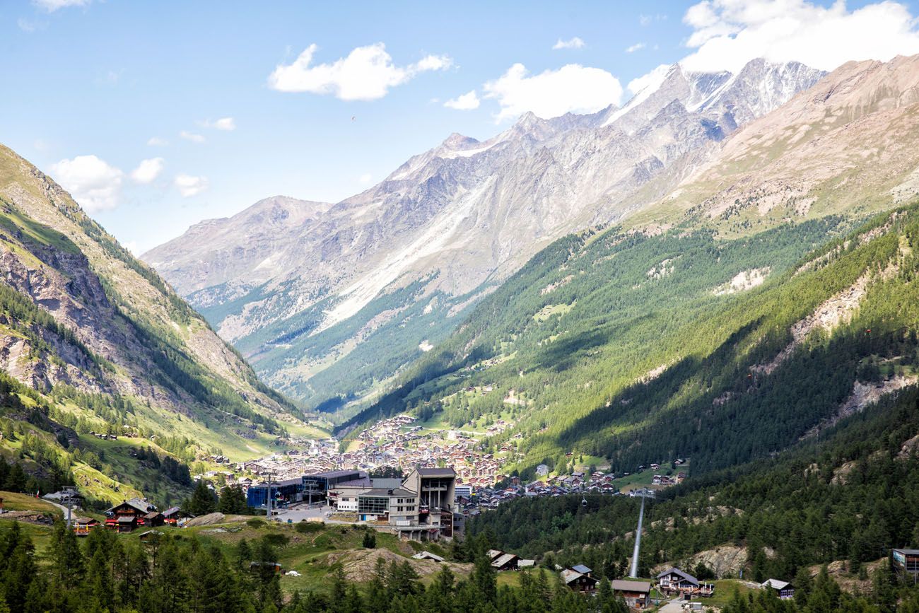 View from Hangebrucke best things to do in Zermatt