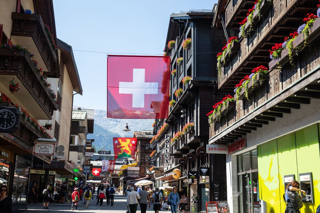 Walking through Zermatt best things to do in Zermatt