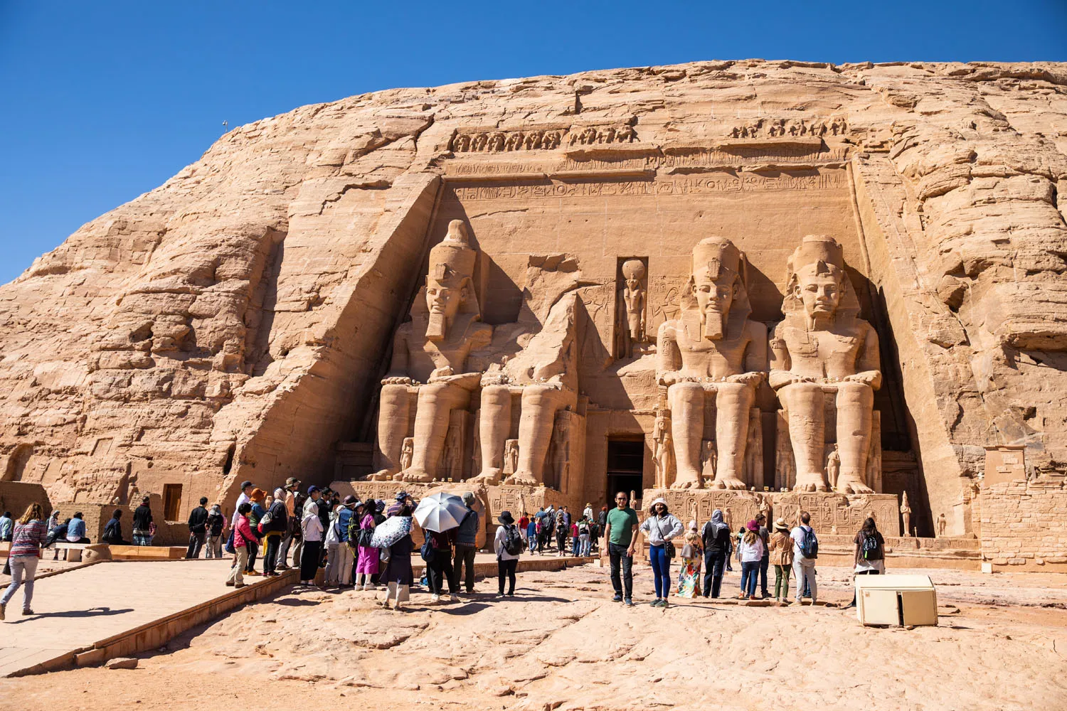 Abu Simbel in December