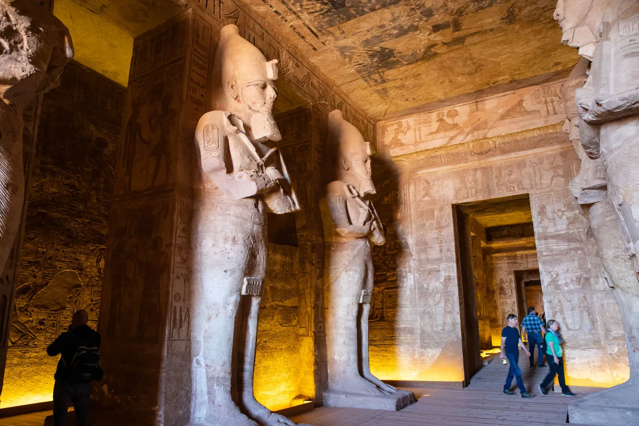 Inside Abu Simbel