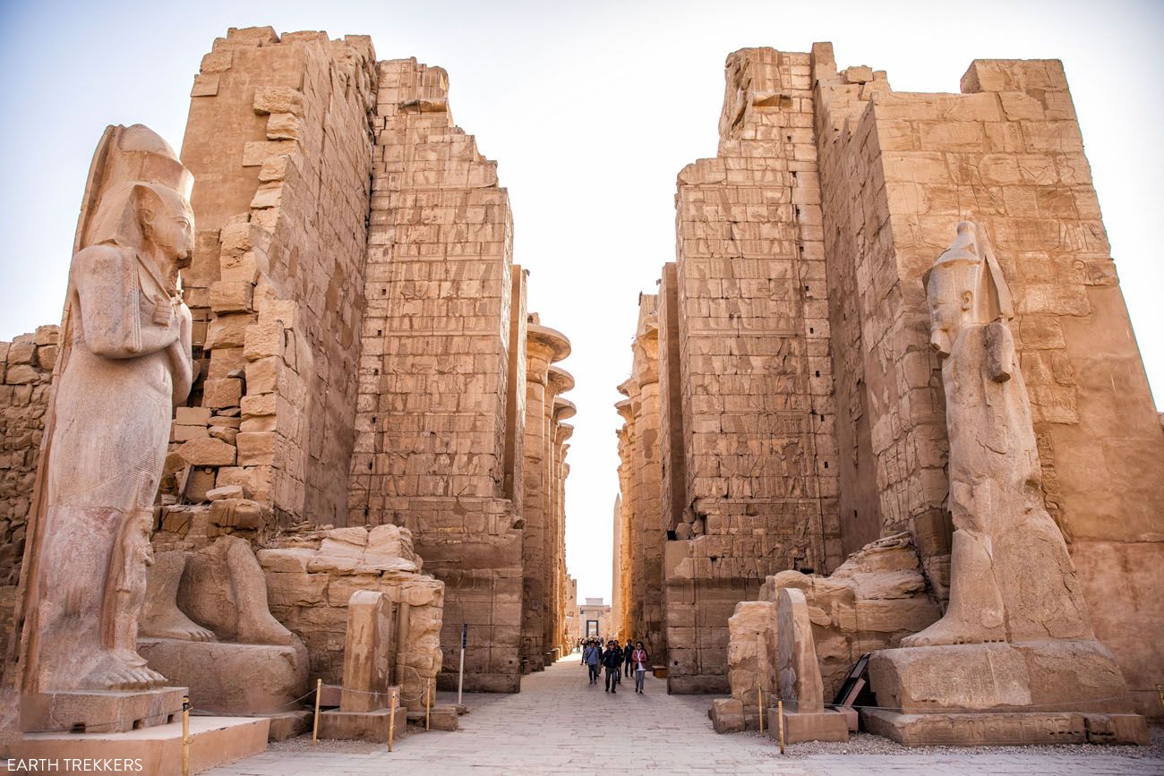 Inside Karnak Temple East Bank of Luxor