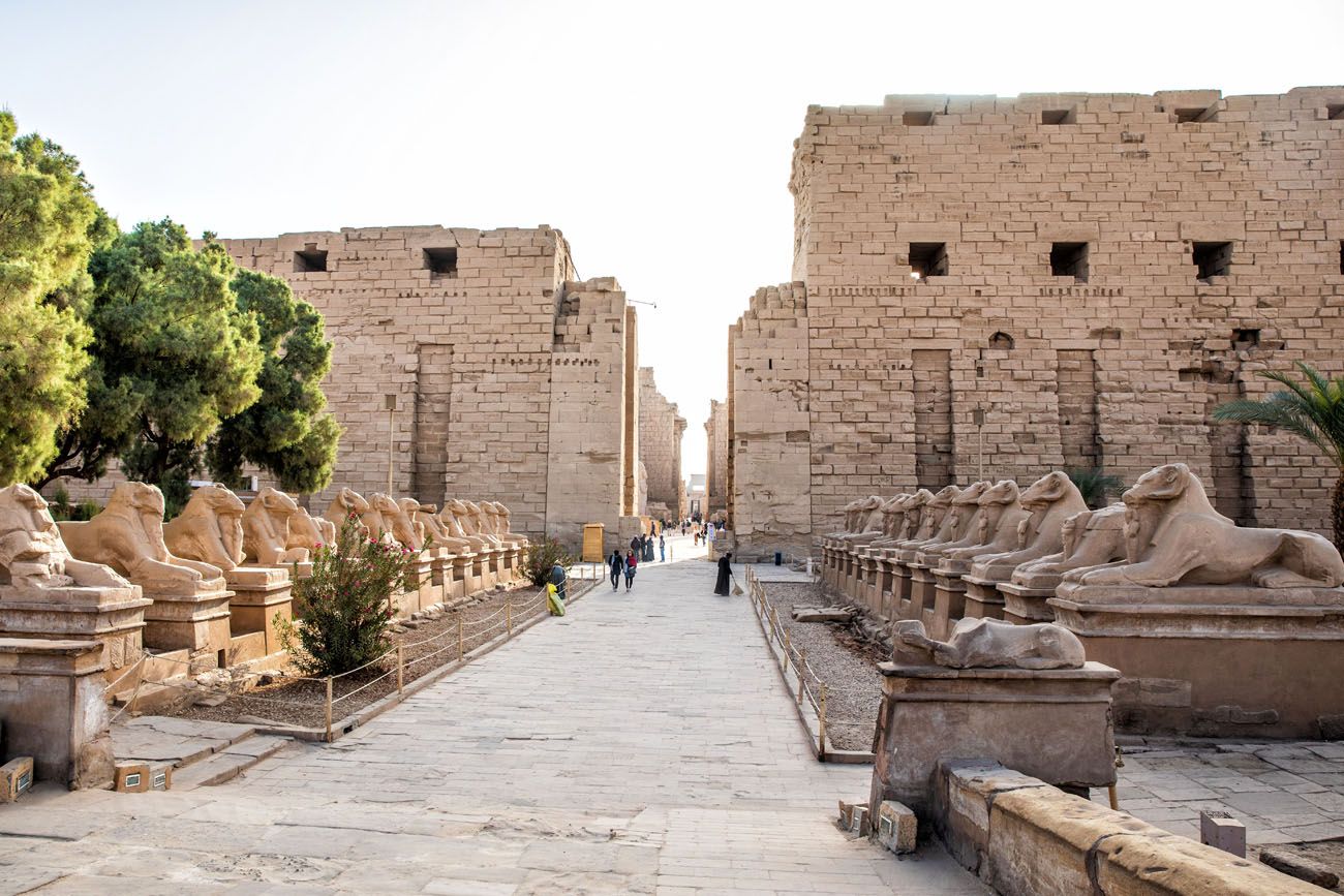 Karnak Temple Entrance