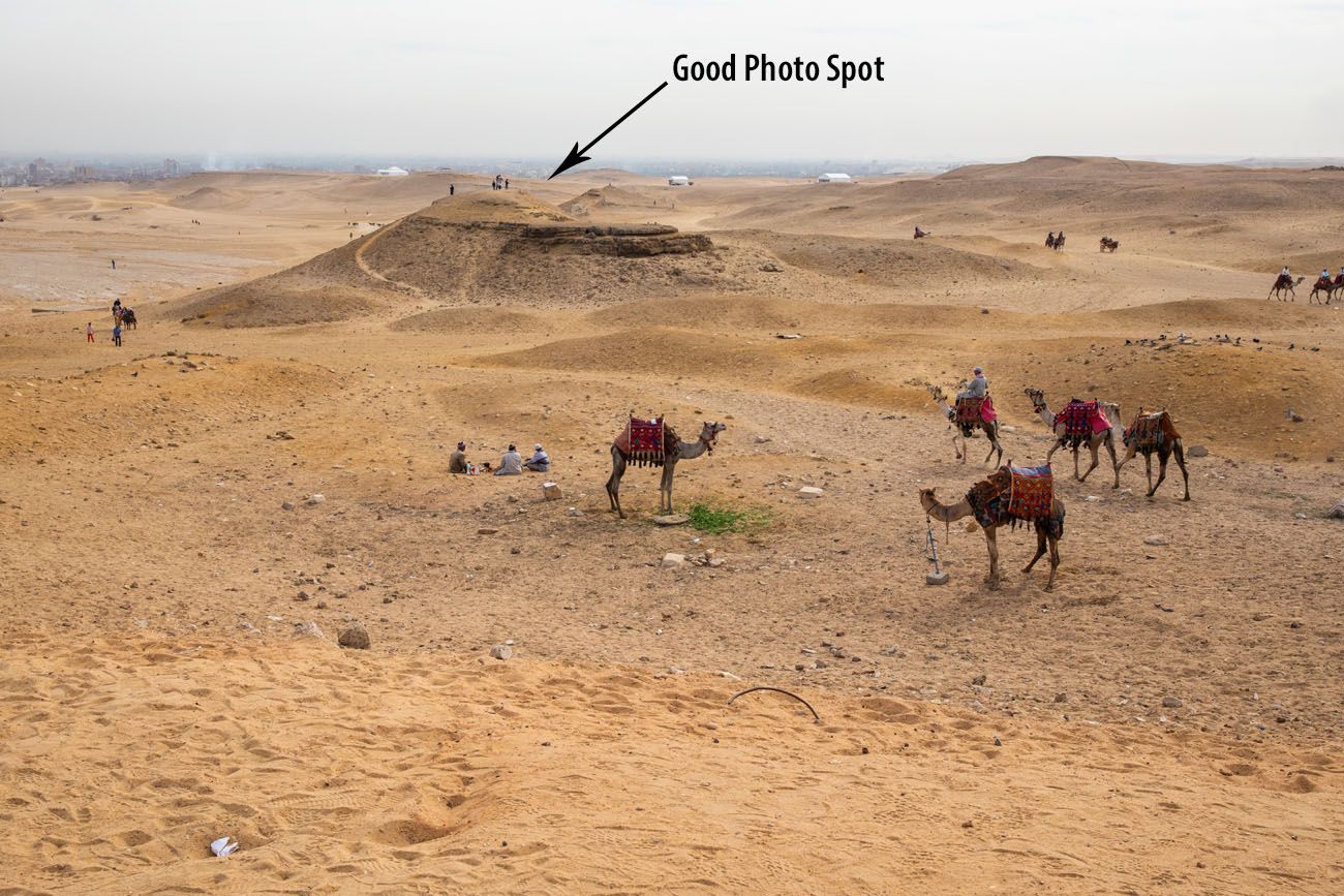 Pyramid Photo Location best views of the pyramids of Giza