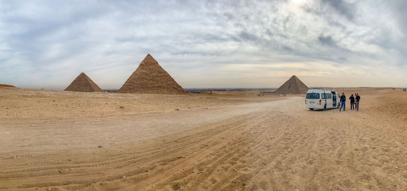 Pyramids Panorama iPhone