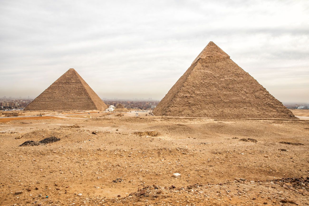 Pyramids from Helicopter Pad best views of the pyramids of Giza