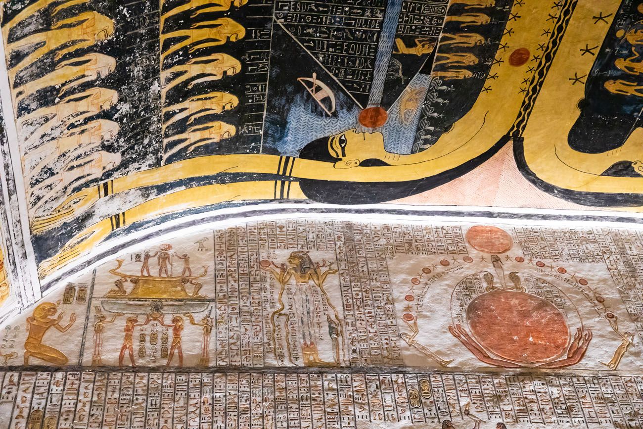 Ramesses V and VI Ceiling
