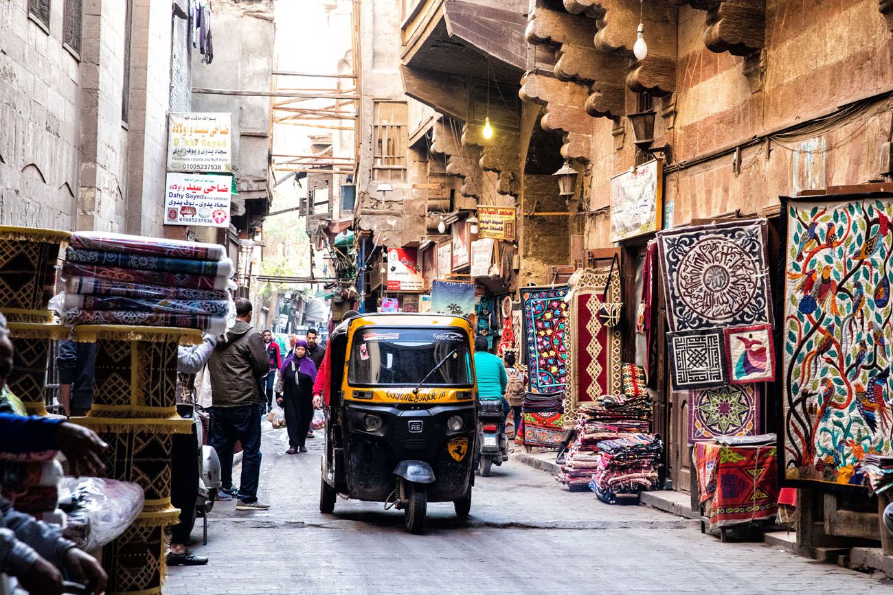 Tuk Tuk in Old Cairo