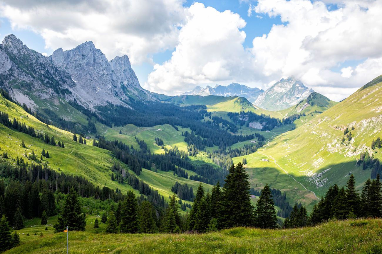 View from Chalet du Soldat