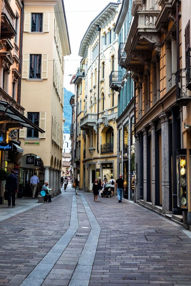 Walking through Lugano