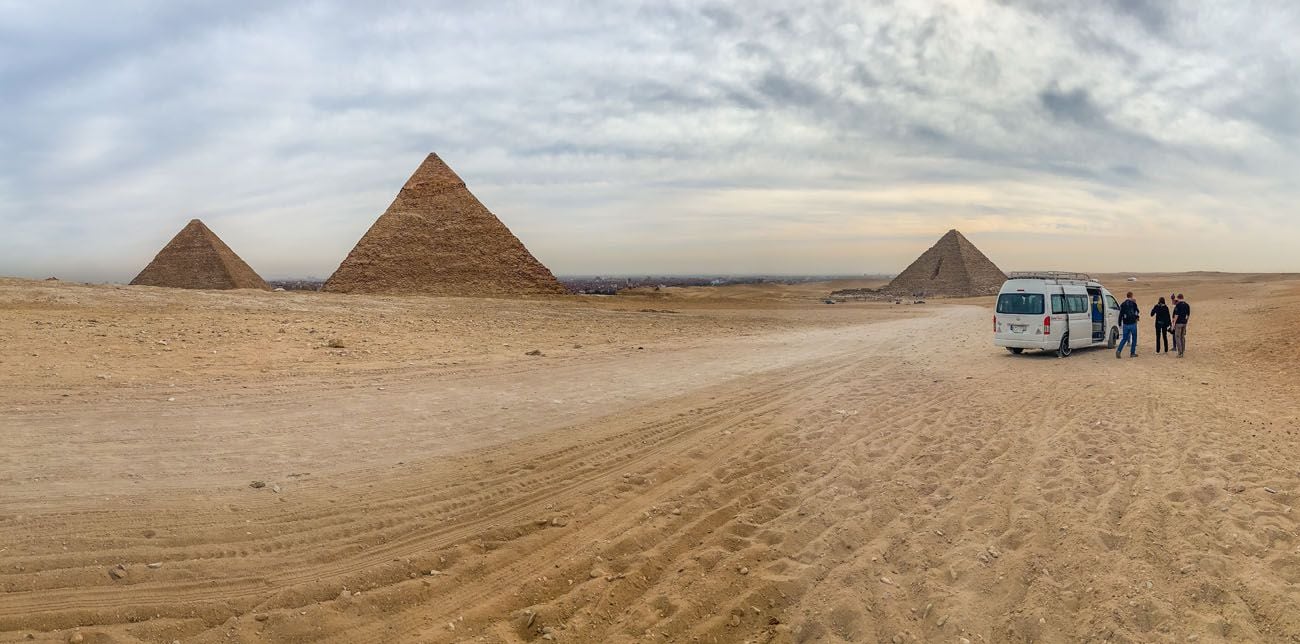 Van and Pyramids