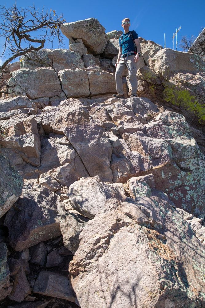 Emory Peak Rock Scrambling
