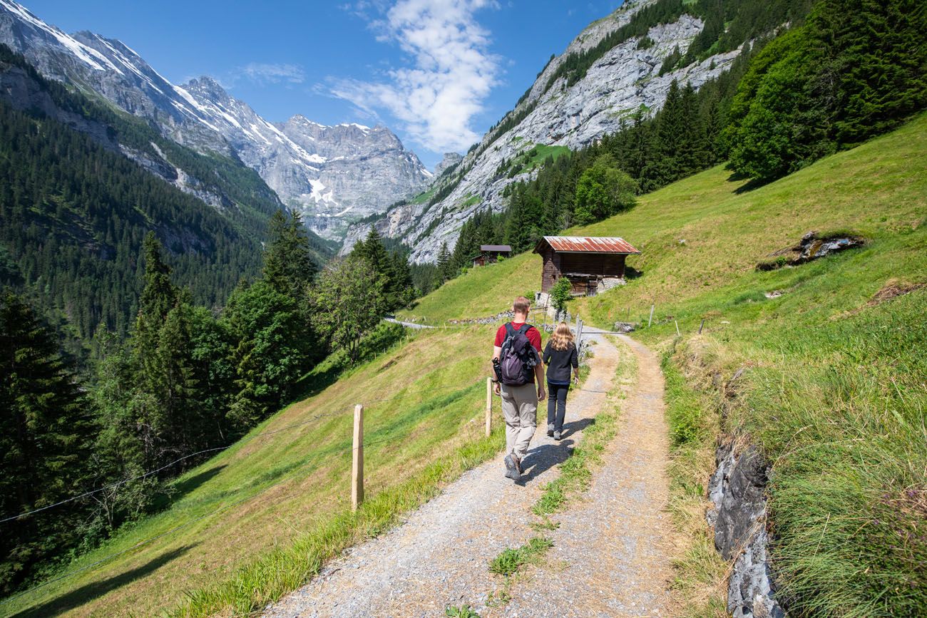 Hike from Gimmelwald best hikes in the Bernese Oberland