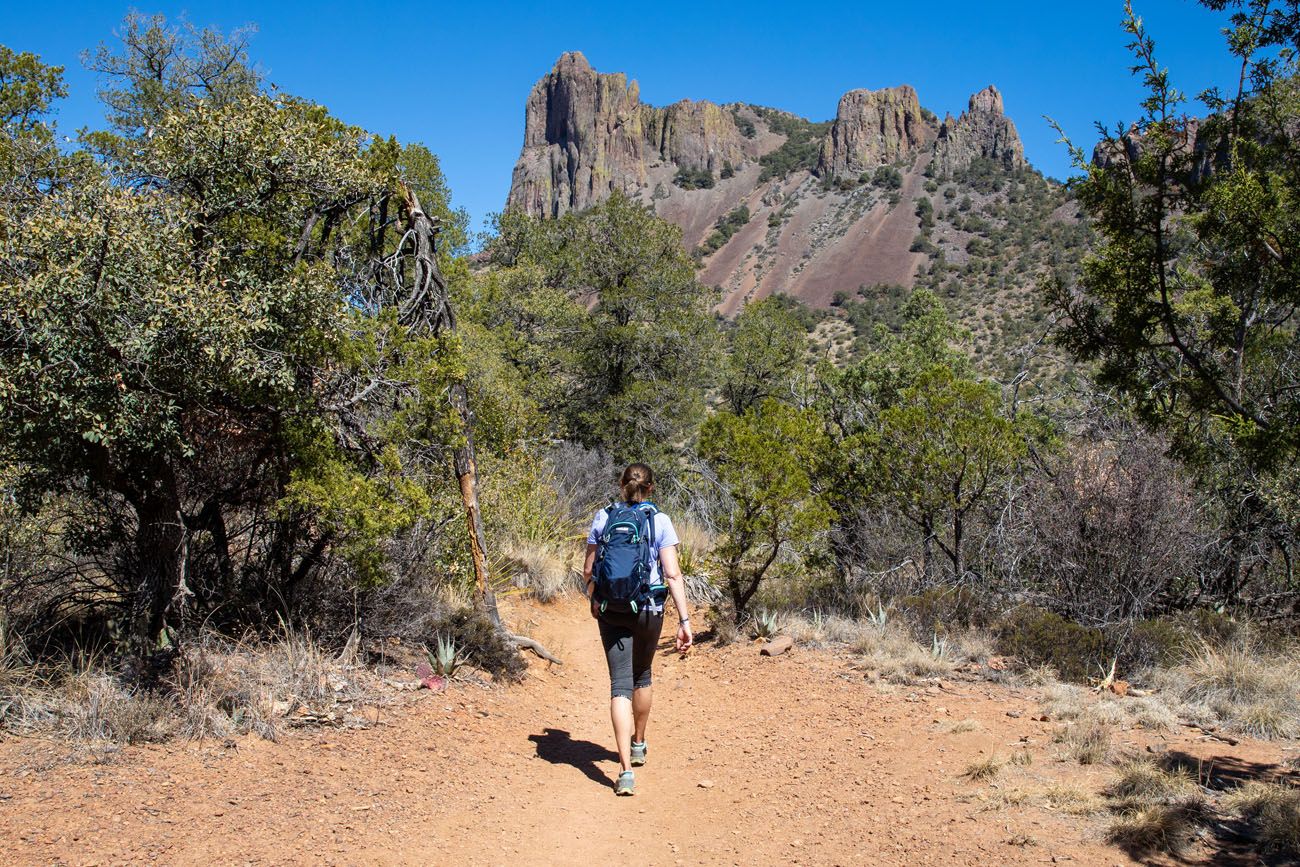 Julie on the Pinnacles Trail