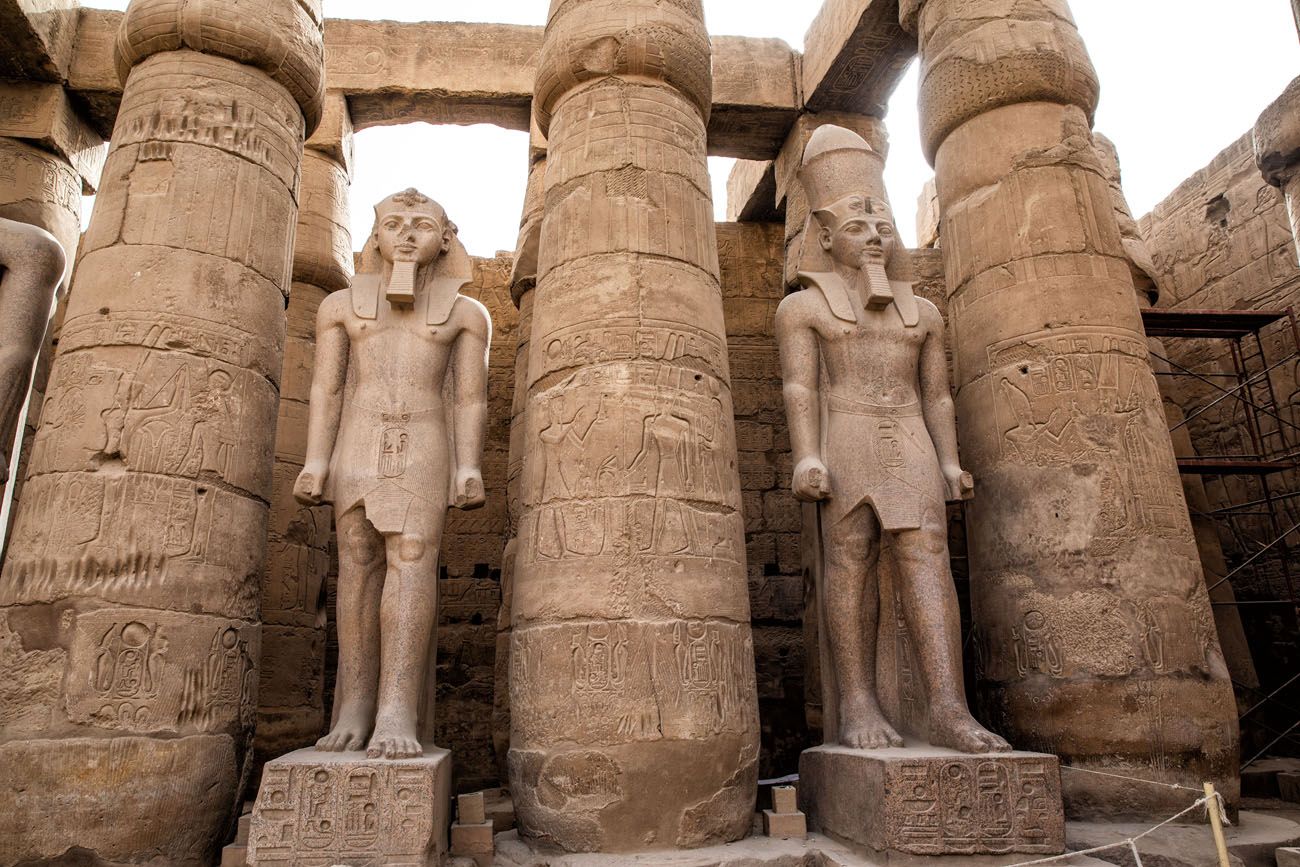 Luxor Temple Statues