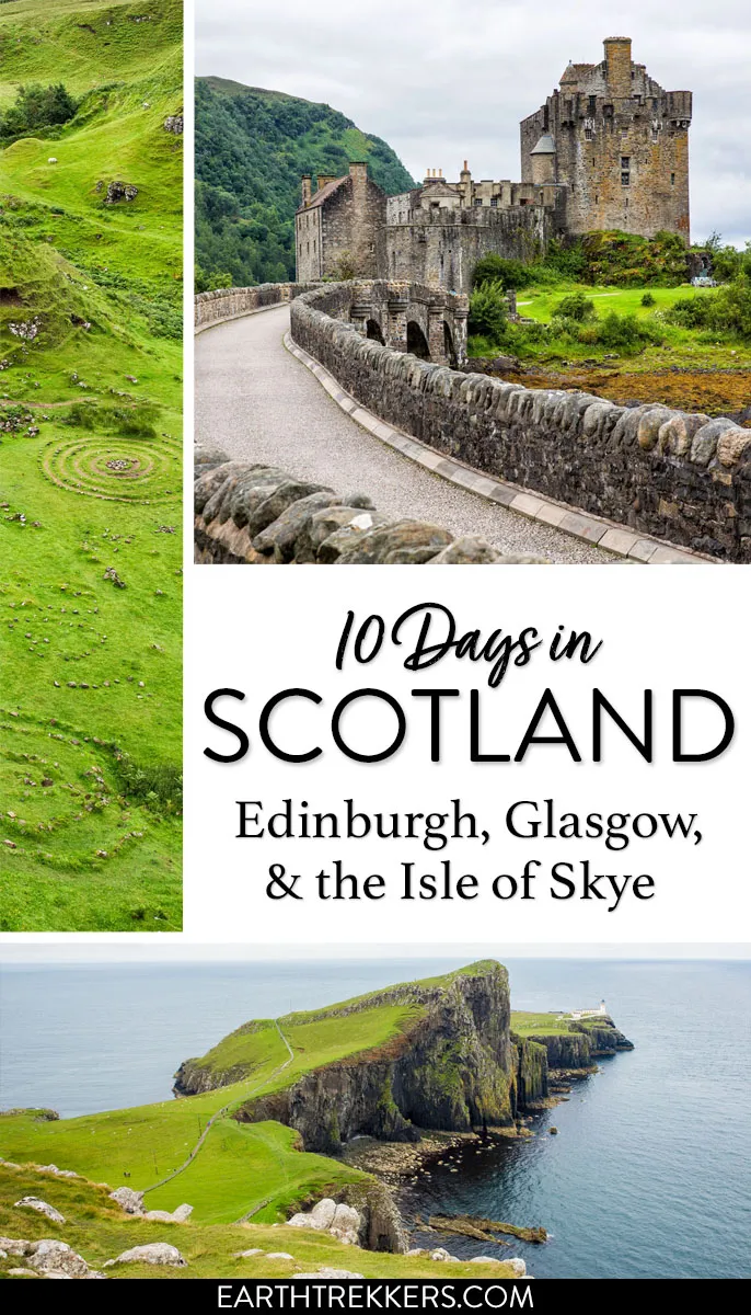 Scotland Travel Itinerary Edinburgh Isle of Skye