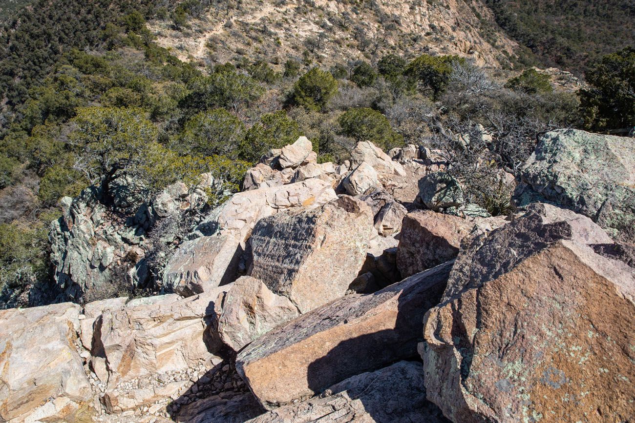 View of the Rock Scrambling