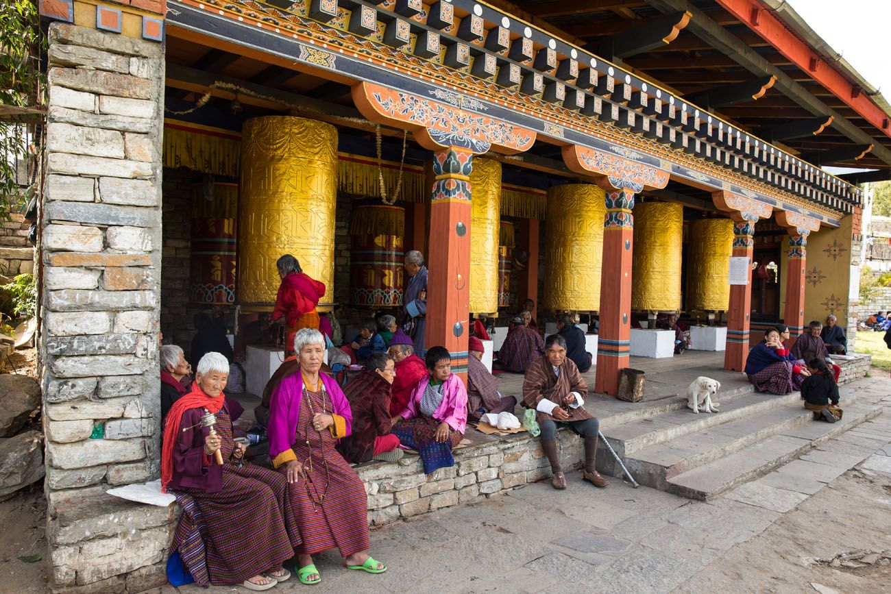 Bhutan Prayer Wheels
