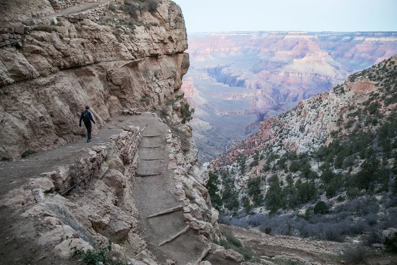 Hike South Kaibab Trail one day in the Grand Canyon