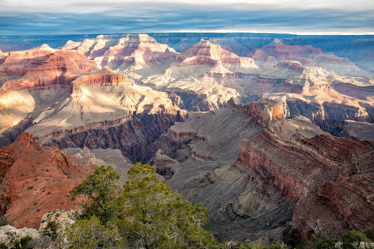 Mohave Point Sunrise one day in the Grand Canyon