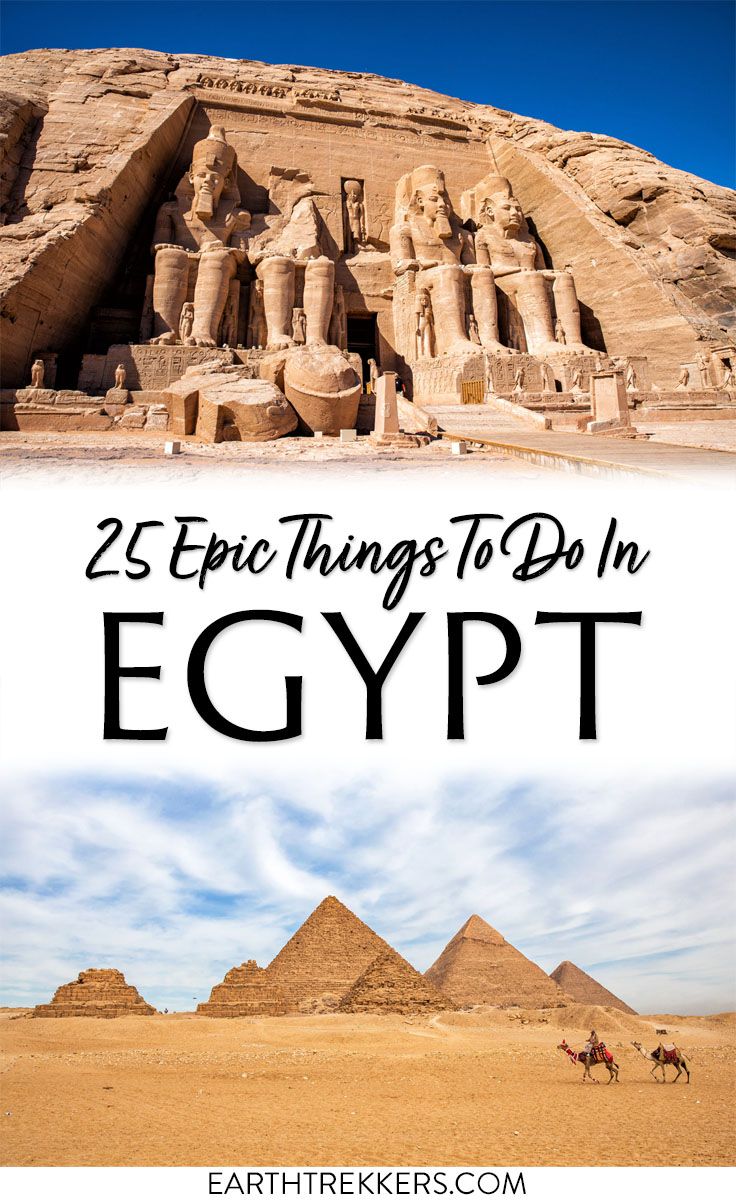 Best things to do in Egypt pin