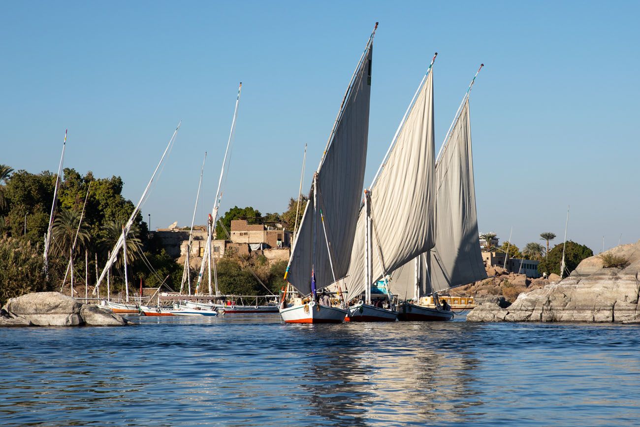 Feluccas on the Nile